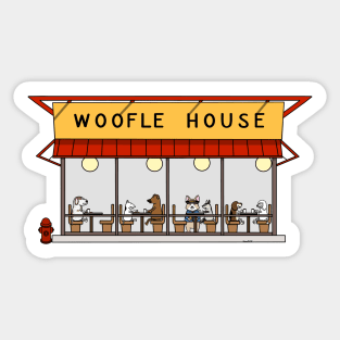 Woofle House Sticker